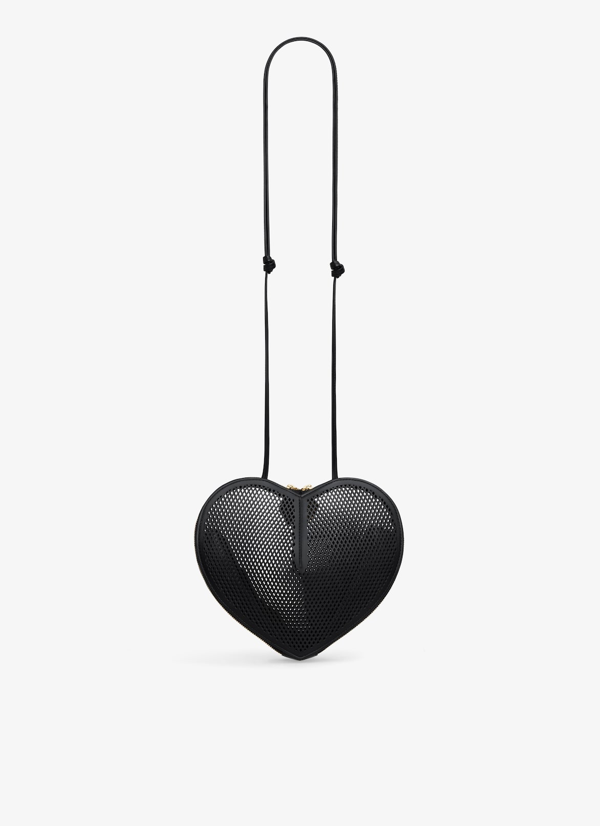 LE CŒUR BAG IN PERFORATED LEATHER ALAÏA BLACK LE CŒUR BAG IN PERFORATED LEATHER